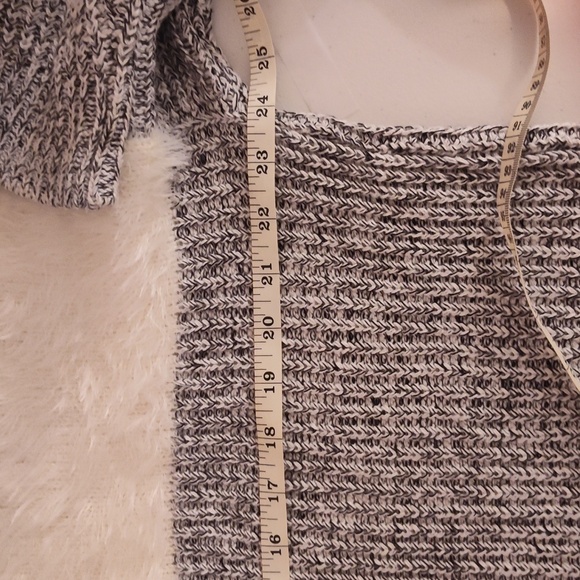 Vince Camuto Womens Eyelash And Marled Knit Sweater Soft Fuzzy Crew Neck - Picture 5 of 7